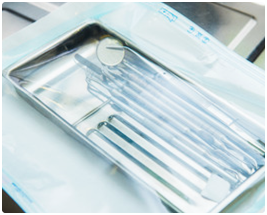 患者様ごとに取り換える滅菌パックされた治療器具