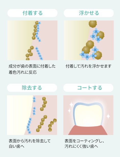 ポリリンホワイトニングのイメージ